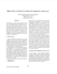 Efficient Place and Route for Pipeline Reconfigurable Architectures
