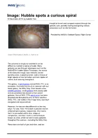 Hubble Spots a Curious Spiral 15 November 2019, by Isabelle Yan