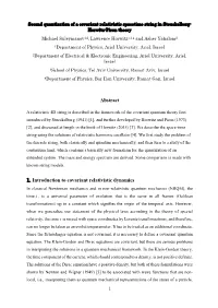 Abstract 1. Introduction to Covariant Relativistic Dynamics