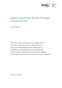 COF-IPS-03 Digital Displacement for Non-Passenger Rail