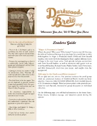 Leaders Guide Get Started