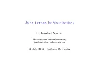 Network Visualization with Igraph