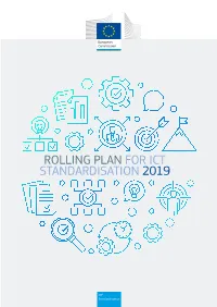 Rolling Plan for Ict Standardisation 2019