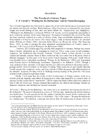 CP Cavafy's “Waiting for the Barbarians” and Its Visual Restagings