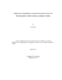 Perceiving and Resisting: the Negotiations of Art And