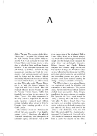 (1899±1901) Cre- Was Small, with a Shallow Stage Which Dictated Ated by W.B