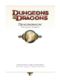 Draconomicon™ Sample File
