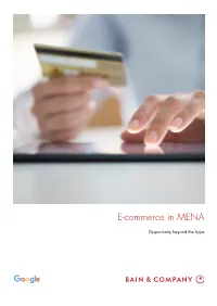 E-Commerce in MENA Report