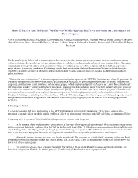 How Effective Are Different Welfare-To-Work Approaches? Five-Year Adult and Child Impacts for Eleven Programs