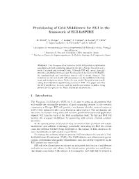 Provisioning of Grid Middleware for EGI in the Framework of EGI-Inspire