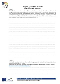 Student's Learning Activities