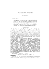 Planar Graphs and Covers