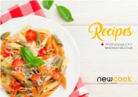 Recipes PROGRAMMABLE POT NEWCOOK DELICIOUS Programmable Pot INDEX