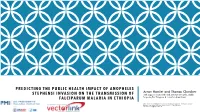 The Impact of Anopheles Stephensi Introduction and Establishment on Malaria Transmission in Ethiopia