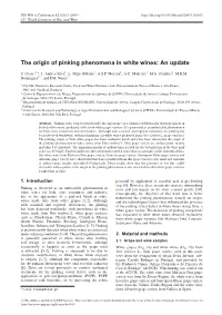 The Origin of Pinking Phenomena in White Wines: an Update