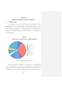 33 CHAPTER II GENERAL DESCRIPTION of SERUYAN REGENCY 2.1. Geographical Areas Seruyan Regency Is One of the Thirteen Regencies W