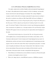 A Survey of Practices and Beliefs of Fifth and Sixth