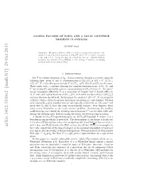 Arxiv:1412.3500V2 [Math.NT] 29 Oct 2015 Γ En Smrhc(Hn3) Ti Ojcueo Aqe Hti Sh It That Jacquet of Conjecture a Is It Let ([Hen93])