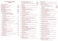 Curry and Chilli Pot Menu Entrees