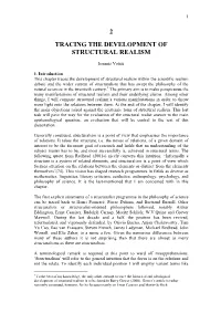 2 Tracing the Development of Structural Realism