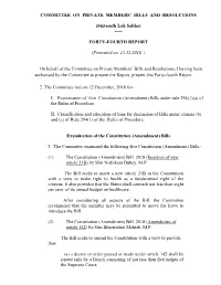 44 Report of CPMBR