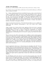 Afrapix: Some Questions Email Interview with Omar Badsha in 2009 Conducted by Marian Nur Goni for a Master’S Thesis