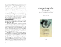 Anarchy, Geography, Modernity: Selected Writings of Elisée Reclus