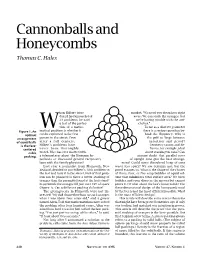 Cannonballs and Honeycombs, Volume 47, Number 4