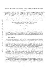 Arxiv:1911.10820V2 [Physics.Optics] 18 Dec 2019