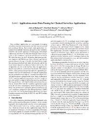 SONIC: Application-Aware Data Passing for Chained Serverless Applications