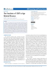 The Functions of CHIP in Age Related Disease