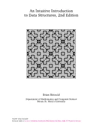An Intuitive Introduction to Data Structures, 2Nd Edition