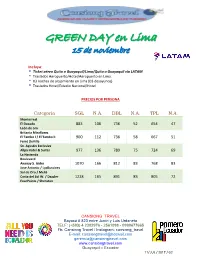 GREEN DAY En Lima