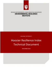 Hoosier Resilience Index Technical Document