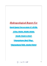 Hydrogeological Report For