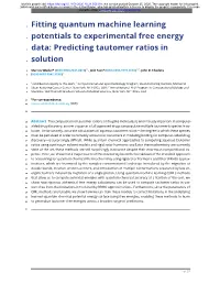 Predicting Tautomer Ratios in Solution