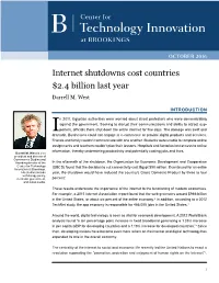Internet Shutdowns Cost Countries $2.4 Billion Last Year Darrell M