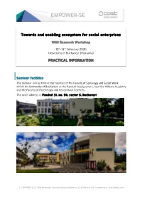 1WG3 Practical Information