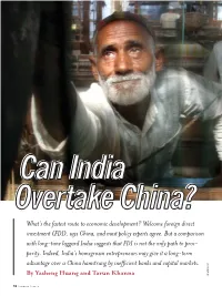 Can India Overtake China? Foreign Policy
