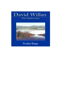 David Willan Fresh Food Product List