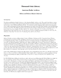 Milton and Barbara Merlin Collection