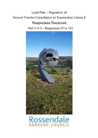 Responses Received Part 2 of 3 – Responses 97 to 183