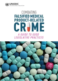 Guide to Combat Crime Related to Falsified Medical Products