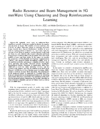 Radio Resource and Beam Management in 5G Mmwave Using