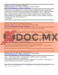 Subject: Jaki Linux Dla Web Developera ? Posted by Patrixon78