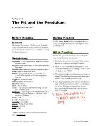 The Pit and the Pendulum