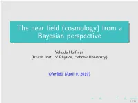 Cosmology) from a Bayesian Perspective