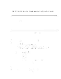LECTURES 2 - 3 : Stochastic Processes, Autocorrelation Function