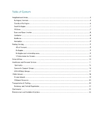 Table of Contents