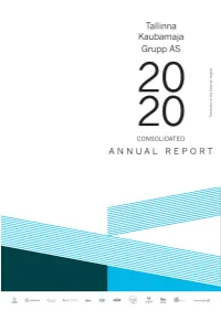 Tallinna Kaubamaja Grupp As Consolidated Annual Report 2020
